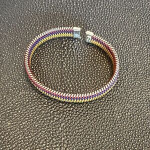 Brilho 925 Colombia Flag Colorful Woven Bracelet onesize